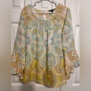 XL Zac and Rachel paisley blouse